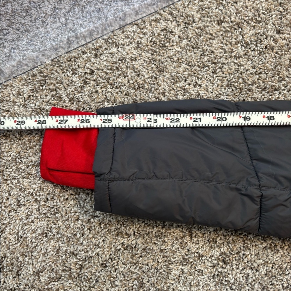 Spyder Men Charcoal and Crimson Puffer Jacket - Picture 8 of 14